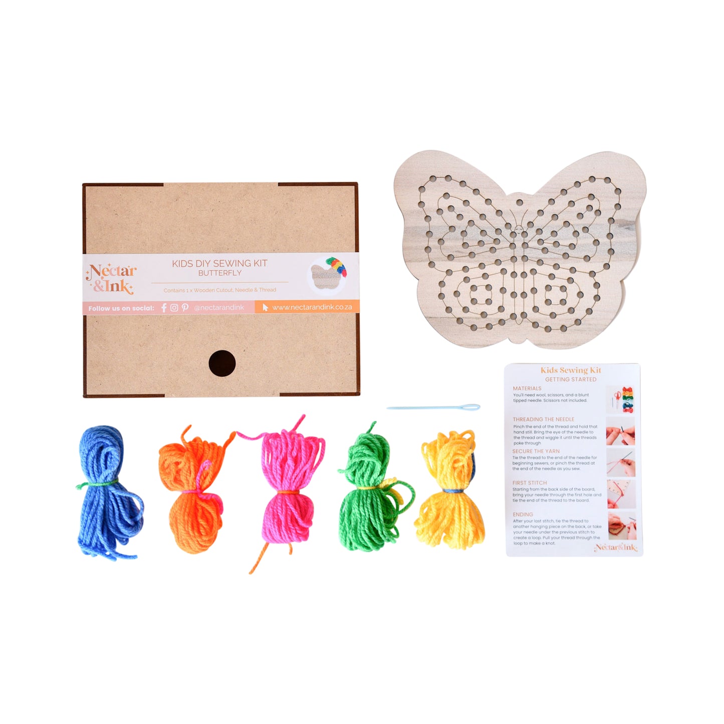 Butterfly Sewing Craft Kit - Encourages Creativity and Motor Skills in Kids!